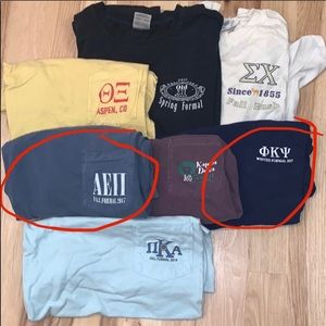 AEPi and Phi Psi shirts